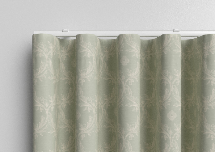 Trellis Prints, Vine and Bloom Bud Green - Made to Measure Curtains - Image 13